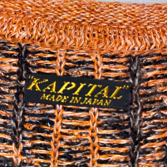 Kapital 7G LINEN NEPAL TIGER CREW SWEATER - Picture 3 of 4